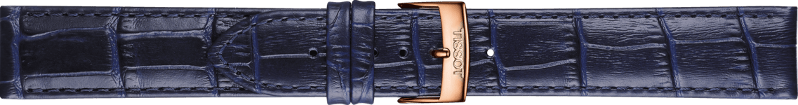 Tissot Klockarmband T1094103604100A Läder Blå 19mm