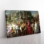 Big Box Art A Roman Triumph by Peter Paul Rubens Canvas Wall Art Print Ready to Hang Picture, 76 x 50 cm (30 x 20 Inch), Black, Green, Cream