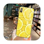 Cute cartoon fruit lemon orange pineapple Phone Case Tempered Glass For iPhone 11 Pro XR XS MAX 8 X 7 6S 6 Plus SE 2020 case-a8-For iphone XR