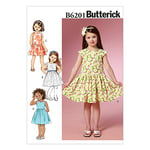 Butterick Patterns 6201 Déguisement pour Enfant et Fille Tailles 2 à 3 à 5 Ans