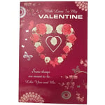 With Love To my Valentine Open Sentimental Verse Valentine's Day card