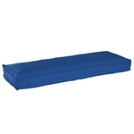 Pallkuddar för Bänk 2 st Kungligt Blå 120x40x8 cm Oxford-tyg