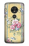 Vintage Flowers Case Cover For Motorola Moto G7 Power