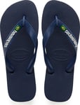 Havaianas Kids' Brazil Logo Navy Blue, 33/34