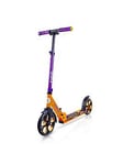 Zinc Big Wheeled Folding Verge Scooter (Orange &Amp; Purple)