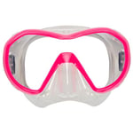 AQUALUNG PLAZMA - Adult Panoramic Frameless Diving Mask, Varied Lens Models, Quick Adjusting Buckles, Reusable Protective Case, Ideal for scuba diving and snorkeling