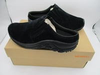 Ladies Merrell Jungle Slide Shoes Moc Slip On Black Clogs Size 6 - New in Box