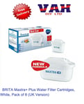 BRITA Maxtra+ Plus Water Filter Cartridges, White, Pack of 6 (UK Version)