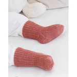 Rosy Cheeks Socks by DROPS Design - Baby Sokker Strikkeoppskrift str.  - 3/4 år
