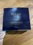 Rouge Dior duo collection set 999 lipstick & 000 lip balm in velvet mirror case