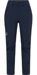 Haglöfs Morän Softshell Standard Pant Women Blå 36 - Fri frakt