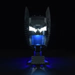 YAKIA LED Light Set Lighting Kit Compatible with Lego DC Batman Cowl Mask Mask 76182 (Lego Model NOT Included)