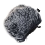 Furry Microphone Windscreen Muff with Foam Compatible with Blue Yeti Nano