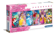 Clementoni - Disney Panorama Collection Princess Puzzle 1000 pieces for Adults and Children, 14 Years old and up, 39444