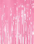 Ljusrosa Bakgrunds-/Dörrdraperi 100x200 cm