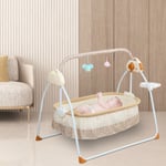 Electric Baby Bouncer Swing Chair Cradle Rocker Seat Bouncy Rocking Musical Toy