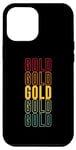 Coque pour iPhone 12 Pro Max Gold Pride, Or