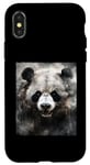 Coque pour iPhone X/XS Illustration portrait animal panda