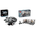 LEGO Star Wars Millennium Falcon, Set pour Adultes du 25e Anniversaire & Star Wars Embarquement à Bord du Tantive IV, Jouet de Construction pour Enfants, Jeu de Combat