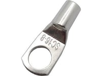 Hismart Press-Fit Öglespets, Koppar, För 16Mm2 Kabel, 10St.