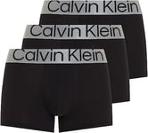 Calvin Klein Men's Trunk 3pk Trunk, Black, XXL
