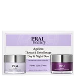 PRAI AGELESS Throat and Decolletage 50ml Day and Night Duo