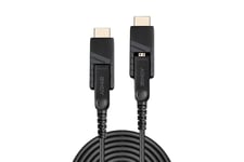 Lindy 38321 HDMI-kabel 20 m HDMI Type D (Micro) Sort