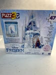 Disney Frozen 3D Ice Castle Puzzle 47 Pieces Stands 12 Inches Tall