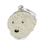 Halsbandssmycke MyFamily Lagotto Cream Med Gravyr För Hundar
