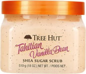 Tahitian Vanilla Bean Shea Sugar Scrub, 18Oz, Ultra Hydrating and Exfoliating Sc