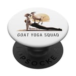 Funny Goat Yoga Squad Warrior Plank Pose For Goat Yoga PopSockets Swappable PopGrip