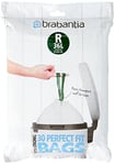 Brabantia 115646 PerfectFit Sac de poubelle pour Bo Touch Bin Plastique Blanc 0,1 x 46 x 76 cm