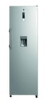 Hoover HLS1862WDKM Freestanding Upright Fridge with Water Dispenser, Frost Free, 350L, 60cm wide, Stainless Steel, 186 x 60 x 69.5
