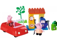 BIG -Bloxx PP Family Car, Bil och garage, Peppa Pig, 1,6 År, Multifärg, Plast