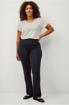 Ellos Plus collection - Soft leggings bootcut - Svart