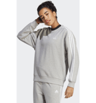 Adidas Adidas Essentials 3-stripes Sweatshirt Urheilu MEDIUM GREY HEATHER / WHITE