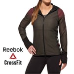 Reebok Womens Crossfit Hermosa Beach Fitness Hooded Jacket Free Tracked Post