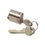ASSA 701 Låscylinder med 3 nycklar Mattkrom