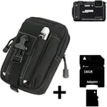 Camera Carry Case for Nikon Coolpix W300 Bag belt bag cover + 16GB Memory