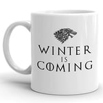 CiderPressMugs® Game of Thrones Mug -Winter is Coming - House Stark Shield Gifts for Women Men
