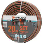 GARDENA Kit tuyau d'arrosage Comfort HighFLEX – Longueur 20m – Ø15mm – Anti nœud et indéformable – Garantie 20 ans (18074-26)