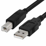 1.5m USB DATA CABLE FOR HP DESKJET 2540 2544 2710 2720 3520 All in one Printers