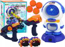 Leantoys Shooting Astronaut Arkadspel 2 Guns Bollar Pilar