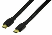FLAT HDMI v1.4 Cables High Speed with Ethernet for TVs Sky HD PS4 Xbox One Lead