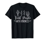 Treat People With Kindness Funny Unity Anti Bullying Graphic T-Shirt