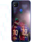 Xiaomi Redmi 9C NFC Genomskinligt Skal Lamine Yamal VS Messi