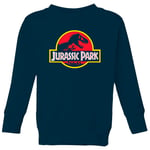 Jurassic Park Logo Kids' Sweatshirt - Navy - 3-4 Years - Navy