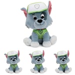 GUND Official PAW Patrol Soft Dog Themed Cuddly Plush Toy Rocky 6-Inch Soft Play Toy For Boys and Girls Aged 12 Months and Above (Pack of 4)