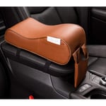MIOAHD Car Leather Central Armrest Pad Arm Rest Box Mat Cover,Fit For ford transit mitsubishi l200 subaru impreza polo 6r bmw x6 e71