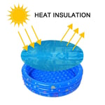 Solar Pool Cover Swimming Pool Protection Cover Round Pool Solar Cover Easy Set and Frame Pools Insulation Pool Covers for 4/5 FT for Above-Ground Dustproof Cover